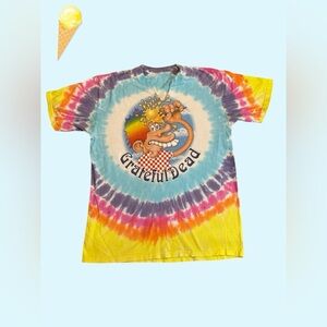Vintage 2003 Grateful Dead “Ice Cream Cone Kid” Tie Europe 72 Dye T-Shirt‎